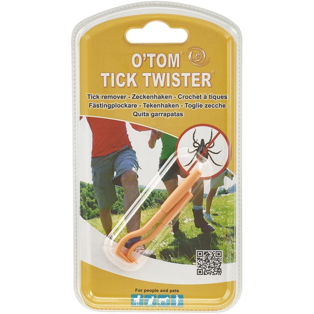 Verpackung mit einem Zeckenentferner, geeignet für Menschen und Tiere.