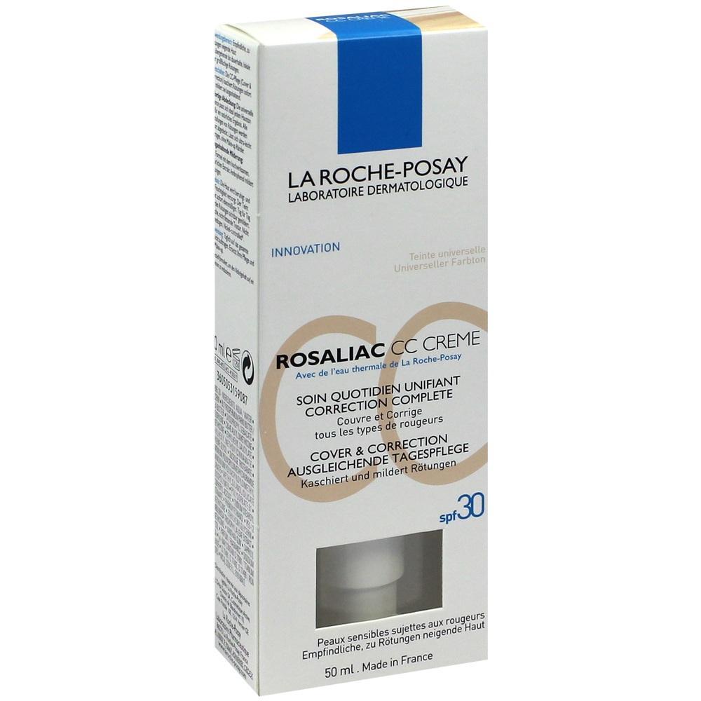Eine Packung La Roche-Posay Rosaliac CC Creme mit SPF 30.